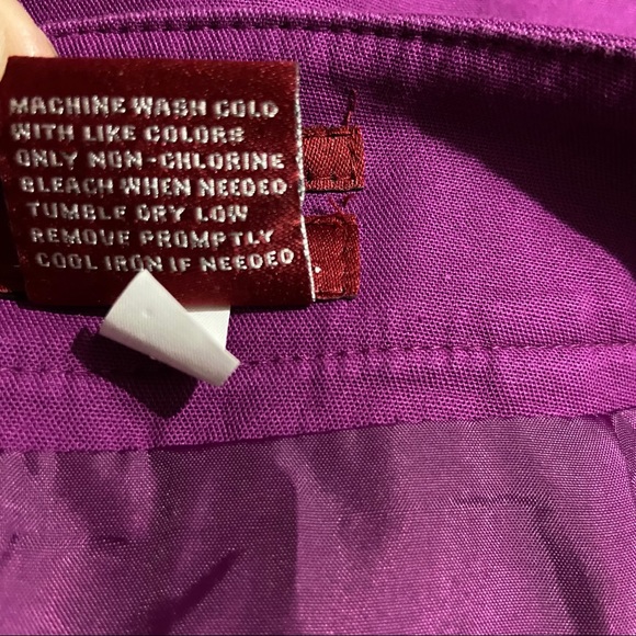Merona Stretch Purple Skirt D - Picture 5 of 6